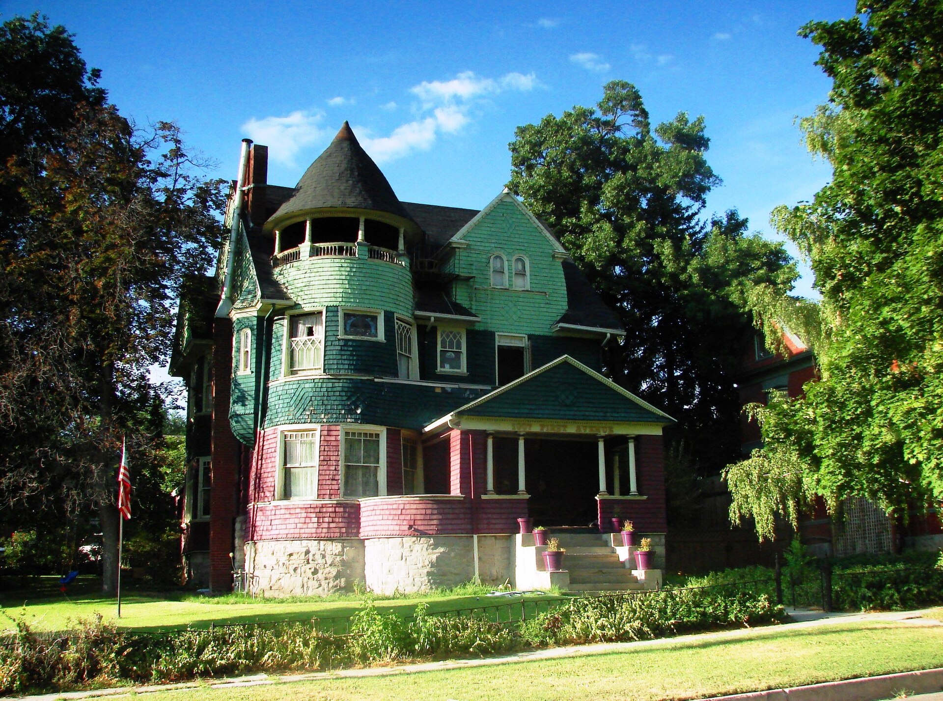 Victorian house with turret in Salt Lake City's Avenues district