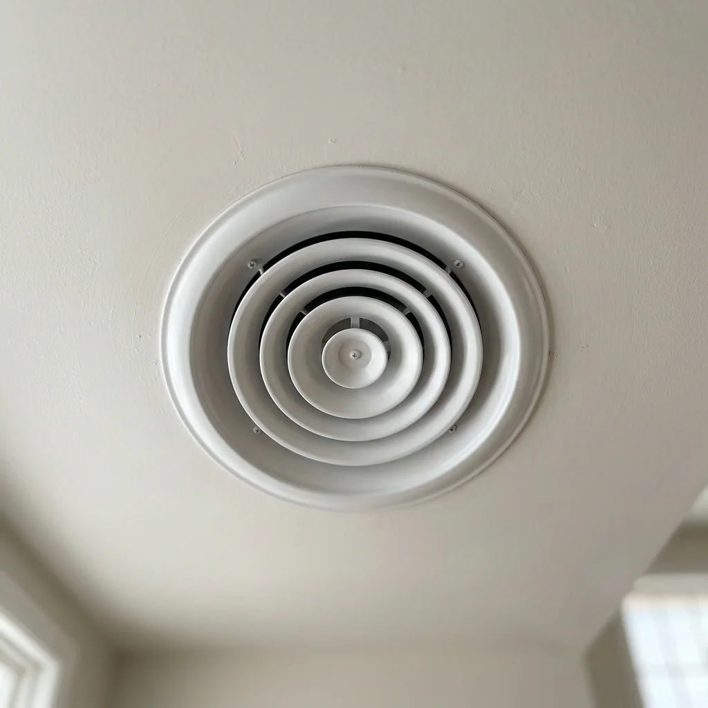 Round ceiling air diffuser